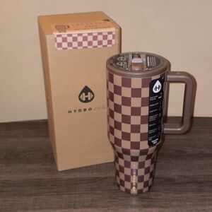 Hydrojug- 32 oz traveler - Autumn Checkers
